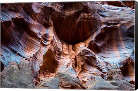 Framed Paria Canyon, Vermillion Cliffs Wilderness, Southern Utah Print
