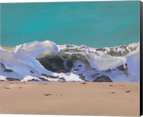 Framed Shore Break 1 Print