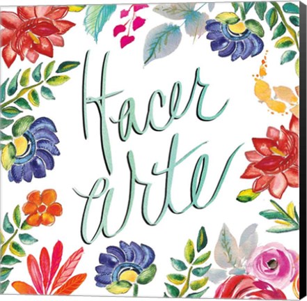 Framed Fridas Flower Fancy III Print