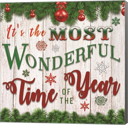 Framed It's the Most Wonderful Time of the Year Print