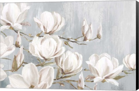 Framed White Magnolia Print