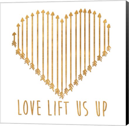 Framed Love Lifts Us Up Print