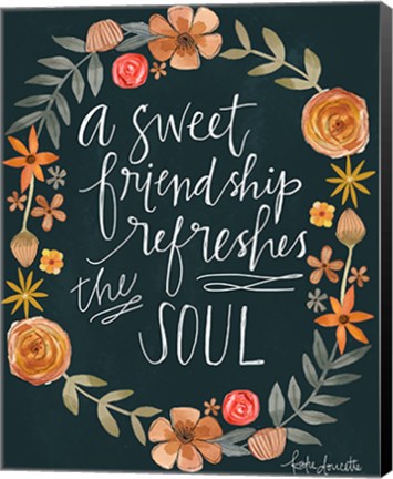 Framed Sweet Friendship Print