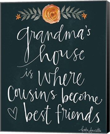 Framed Grandma's House Print