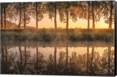 Framed Sunrise in the Netherlands Print