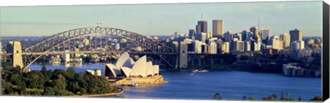 Framed Scenic View Of Sydney Opera House, Sydney, Australia Print