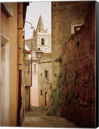 Framed Forza D'Argo Alleyway I Print