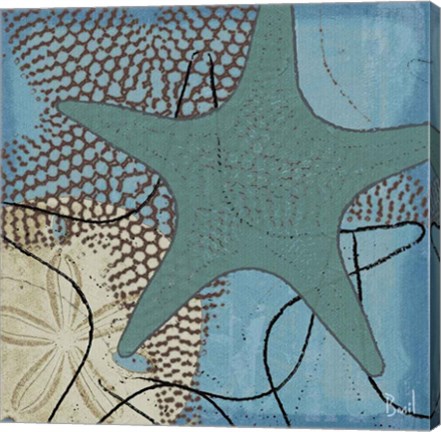 Framed Ocean's Delight I Print