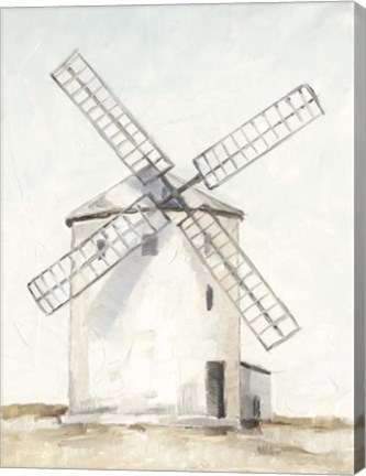 Framed European Windmill I Print