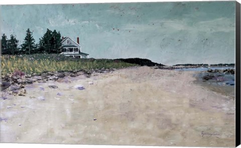 Framed Metis Beach III Print