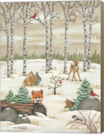 Framed Woodland Critters Print