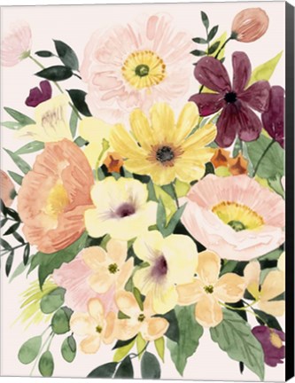 Framed Floralist I Print