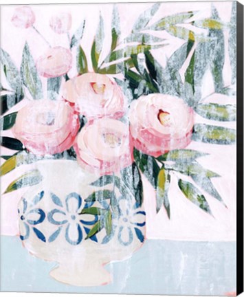 Framed Bleached Bouquet I Print