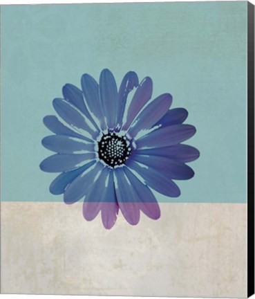 Framed Blue Flower Print