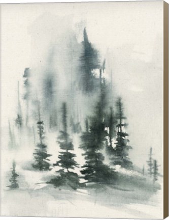 Framed Misty Winter I Print