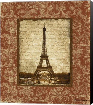 Framed J&#39;aime Paris I Print