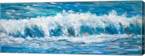 Framed Big Ocean Waves Print