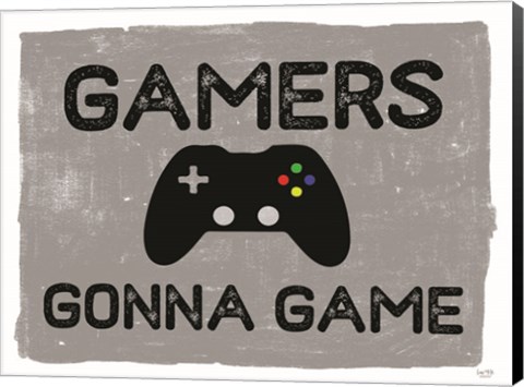 Framed Gamers Gonne Game Print