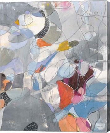 Framed Line Abstract Print