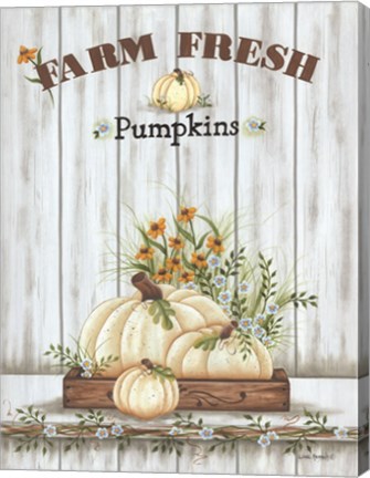 Framed Farm Fresh Pumpkin Print