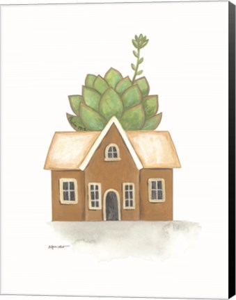 Framed Garden House Cactus Print
