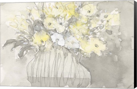 Framed Vintage Blossoms I Print