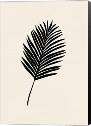 Framed Black Palm Print