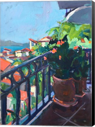 Framed Terrace View Print