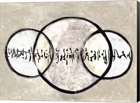 Framed Two Moons Over Mars 1 Print