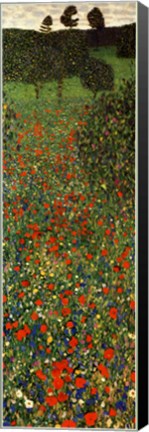 Framed Field of Poppies, c.1907 (detail) - vertical Print