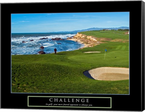 Framed Challenge - Golf Print