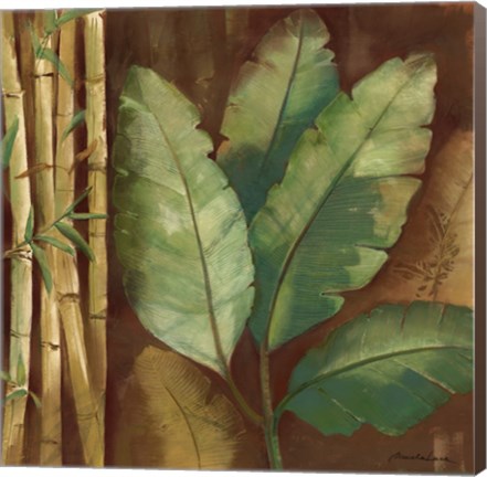 Framed Bamboo &amp; Palms I Print