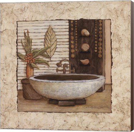 Framed Feng Shui Bath II Print