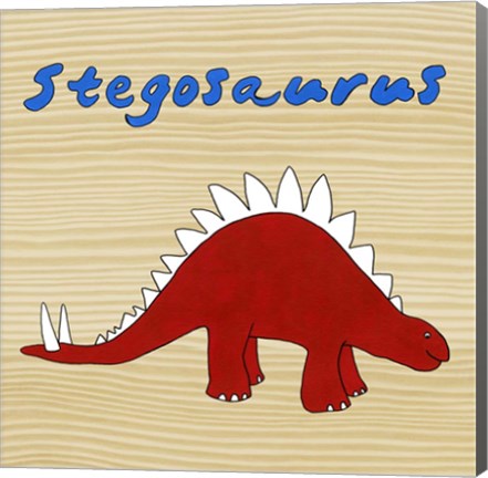 Framed Stegosaurus Print