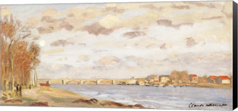 Framed Seine at Argenteuil, 1872 Print