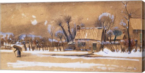 Framed Winter, 1881 Print