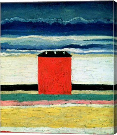 Framed Red House, 1932 Print
