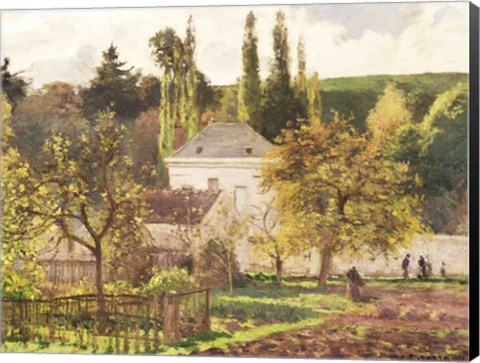 Framed House in the Hermitage, Pontoise, 1873 Print