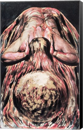 Framed Book of Urizen; Blake's retelling of the Creation of Eve in the Creation of Enitharmon Print