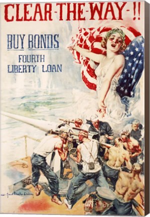 Framed Liberty Loan Print