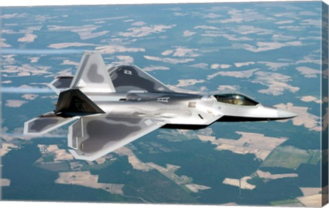 Framed Lockheed Martin F-22 Print