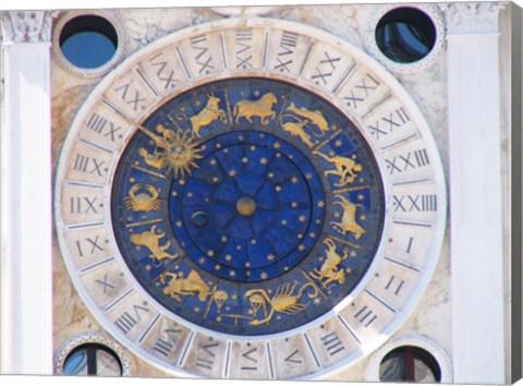 Framed St Marks Venice Clock Print