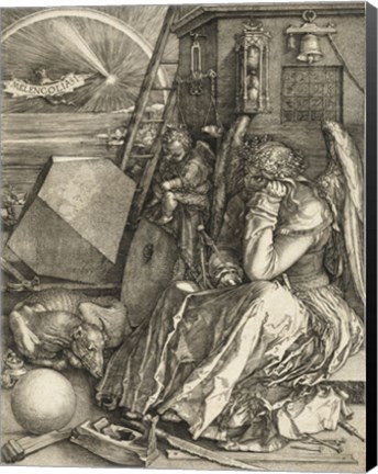 Framed Melencolia I Durer, Albrecht Print