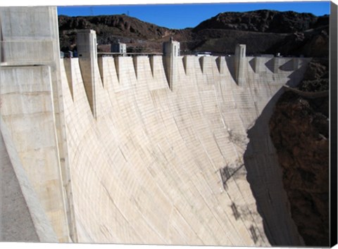 Framed Hoover Dam Print