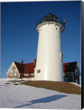 Framed Nobska Lighthouse Cape Cod Print