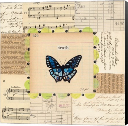 Framed Truth Butterfly Print