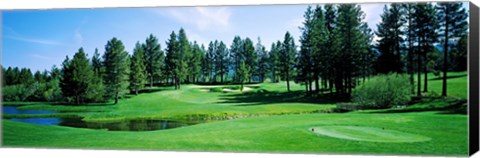Framed Golf course, Edgewood Tahoe Golf Course, Stateline, Douglas County, Nevada, USA Print