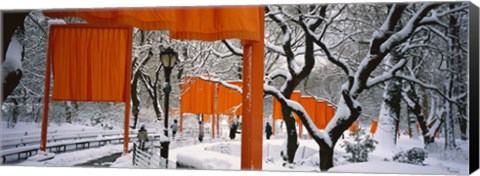 Framed Gates Project in Snow Print