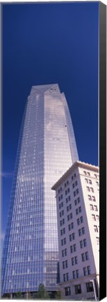 Framed Low angle view of the Devon Tower, Oklahoma City, Oklahoma Print