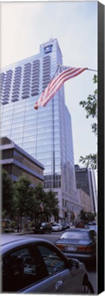 Framed Skyscraper in a city, PNC Plaza, Raleigh, Wake County, North Carolina, USA Print